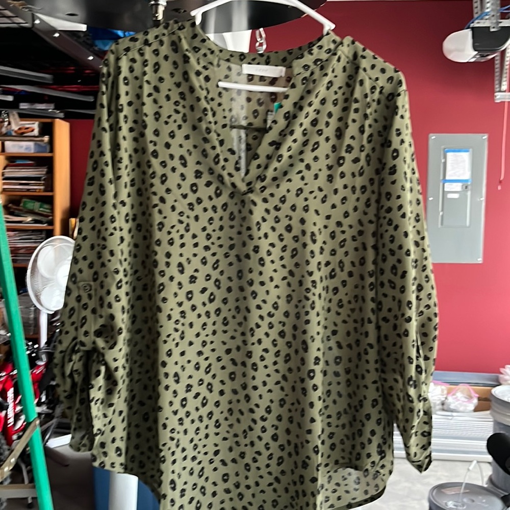 Leopard print shirt new with tags
